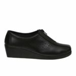 Zapato Cuero Sabrina Ejecutivo Cruz Verde Suela Poliuretano 0875-Ngr - Imagen 3