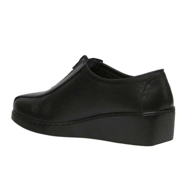 Zapato Cuero Sabrina Ejecutivo Cruz Verde Suela Poliuretano 0875-Ngr - Imagen 4