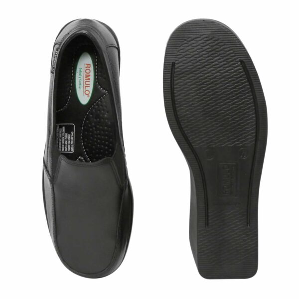 Zapato Cuero Sabrina Ejecutivo Cruz Verde Suela Poliuretano 0920-Ngr - Imagen 2