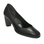 Calzado Rómulo - Zapato Cuero Romulo Ejecutivo Cruz Verde Suela Caucho 1569-Ngr