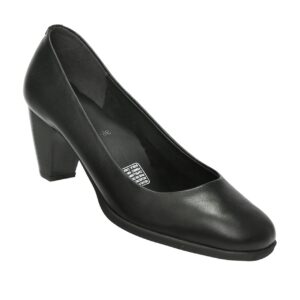 Calzado Rómulo - Zapato Cuero Romulo Ejecutivo Cruz Verde Suela Caucho 1569-Ngr