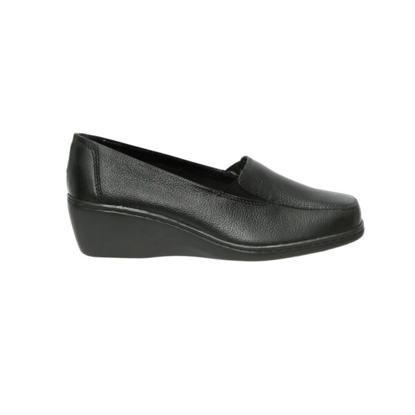 Zapato Cuero Romulo Ejecutivo Cruz Verde Suela Poliuretano 2604-Ngr - Imagen 3