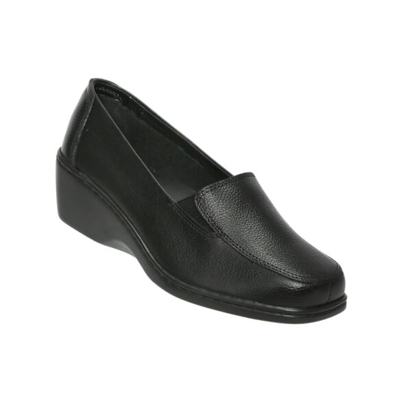 Calzado Rómulo - Zapato Cuero Romulo Ejecutivo Cruz Verde Suela Poliuretano 2604-Ngr