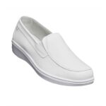 Calzado Rómulo - Zapato Cuero Sabrina Sanitario Cruz Verde Suela Caucho 3224-Bco