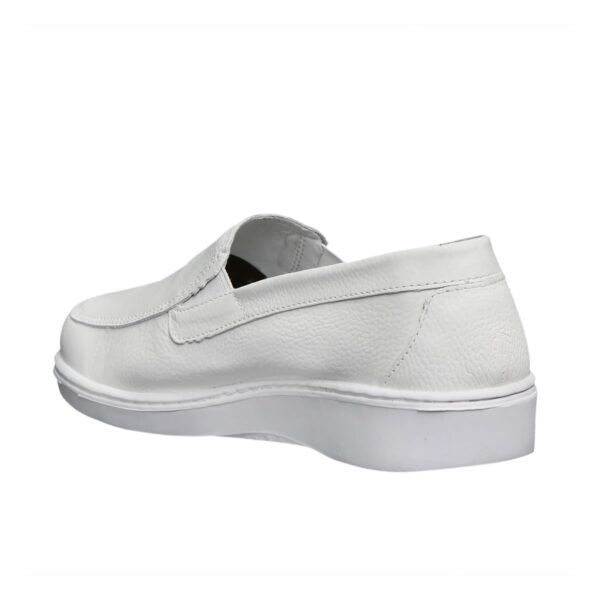 Zapato Cuero Sabrina Sanitario Cruz Verde Suela Caucho 3224-Bco - Imagen 3