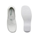 Zapato Cuero Sabrina Sanitario Cruz Verde Suela Poliuretano 3254-Bco - Imagen 2