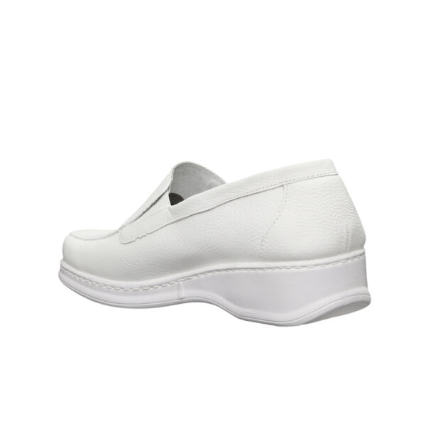 Zapato Cuero Sabrina Sanitario Cruz Verde Suela Poliuretano 3254-Bco - Imagen 3