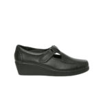 Zapato Cuero Sabrina Ejecutivo Cruz Verde Suela Poliuretano 3263-Ngr - Imagen 2