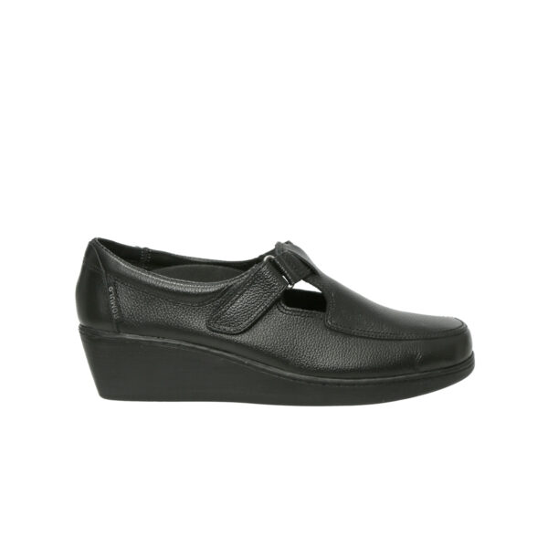 Zapato Cuero Sabrina Ejecutivo Cruz Verde Suela Poliuretano 3263-Ngr - Imagen 2