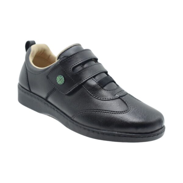 3818-NGR Zapato Polipiel Babakut Deportivo Cruz Verde Suela Poliuretano 3818-Ngr - Imagen 1