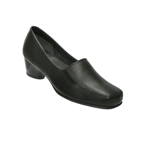 Calzado Rómulo - Zapato Cuero Romulo Ejecutivo Cruz Verde Suela Caucho 4447-Ngr