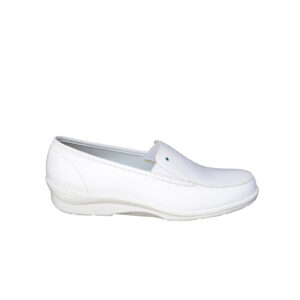 Calzado Rómulo - Zapato Polipiel Babakut Profesional Cruz Verde Suela Goma Termoplástica (Tr) 8004-Bco