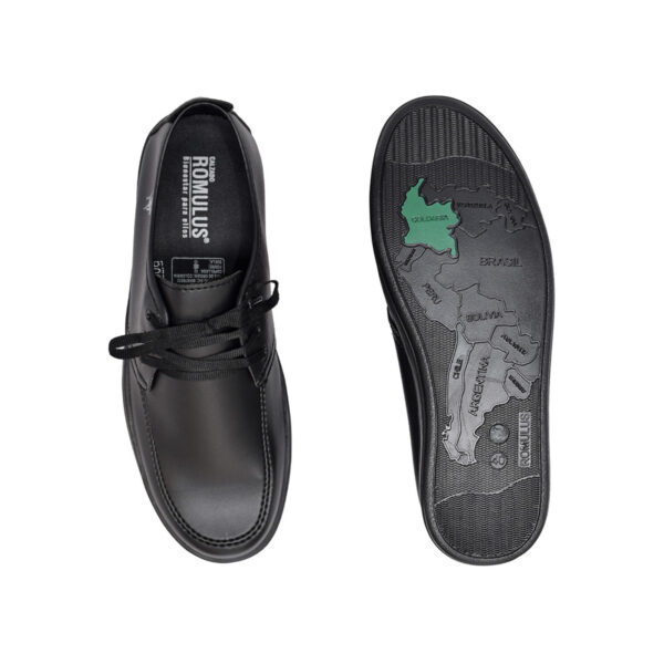 Zapato Polipiel Babakut Profesional Cruz Verde Suela Pvc 8006-Ngr - Imagen 4