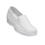 Calzado Rómulo - Zapato Cuero Sabrina Sanitario Cruz Verde Suela Poliuretano 8820-Bco