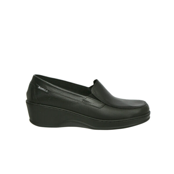 Zapato Cuero Sabrina Ejecutivo Cruz Verde Suela Poliuretano 8820-Ngr - Imagen 2