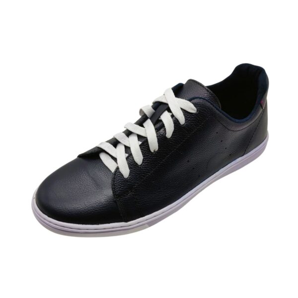 Zapato Cuero Romulo Deportivo Cruz Verde Suela Caucho 9077-Ngr - Imagen 4