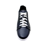 Zapato Cuero Romulo Deportivo Cruz Verde Suela Caucho 9077-Ngr - Imagen 3