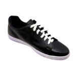 Zapato Cuero Romulo Deportivo Cruz Verde Suela Caucho 9077-Ngr