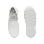 Zapato Cuero Softy Sanitario Cruz Verde Suela Poliuretano 9235-Bco - Imagen 4