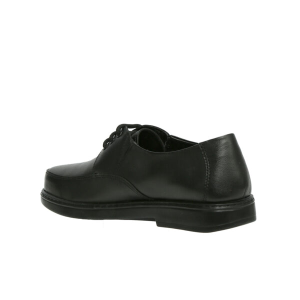 Zapato Cuero Romulo Ejecutivo Cruz Verde Suela Poliuretano 9326-Ngr - Imagen 3